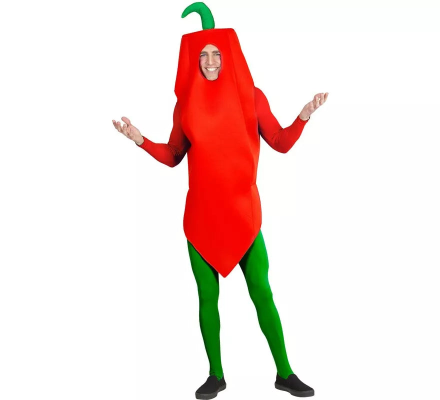 Translation missing: de.Disfraz de Pimiento Picante para adulto