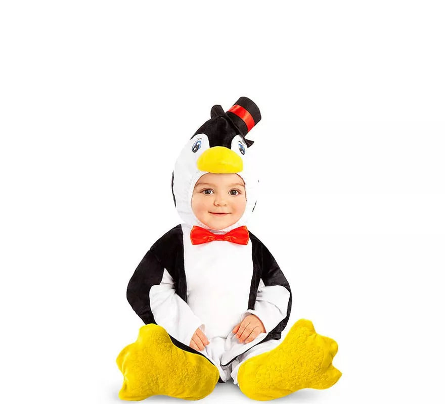 Translation missing: de.Disfraz de Pingüino con capucha para bebé