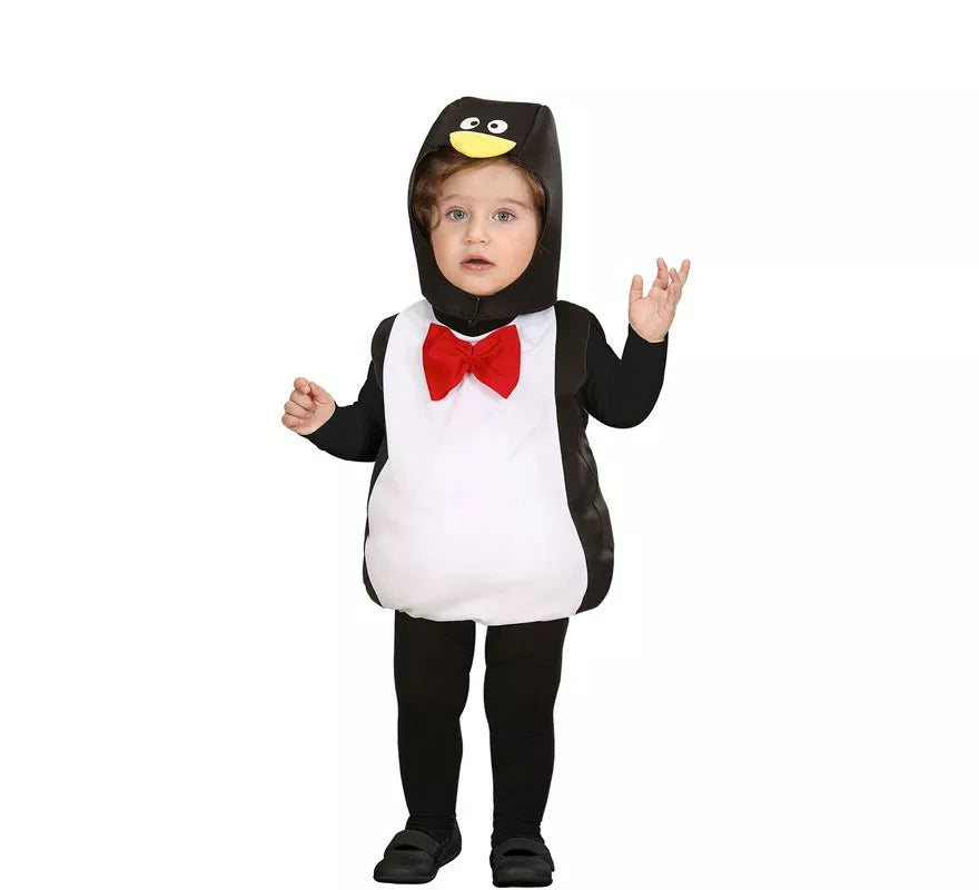 Translation missing: de.Disfraz de Pingüino con pajarita para bebé