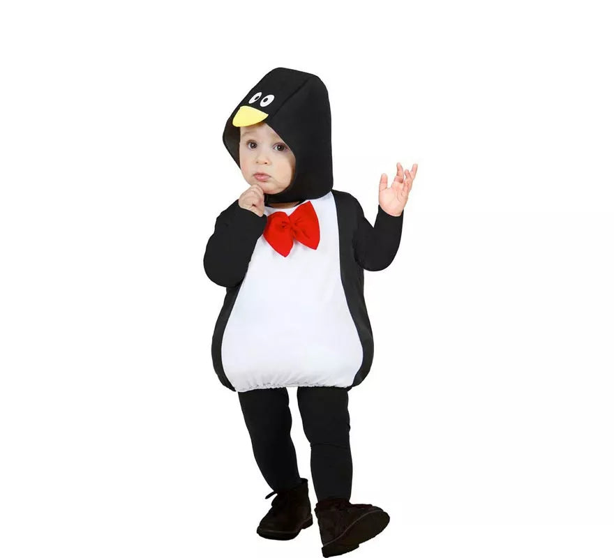 Translation missing: de.Disfraz de Pingüino con pajarita para bebé