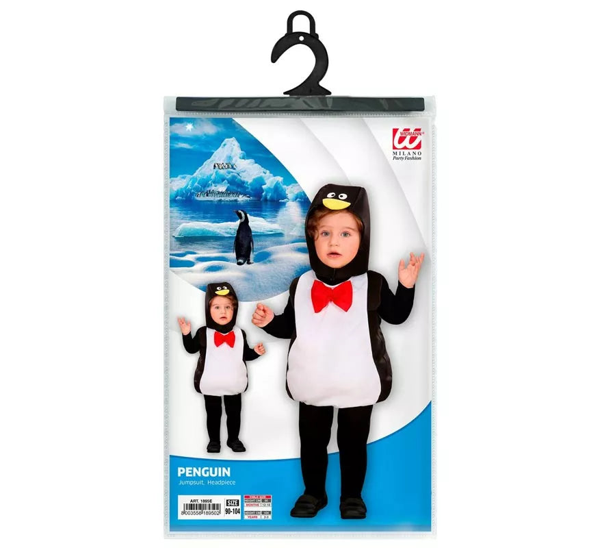 Disfraz de Pingüino con pajarita para bebé
