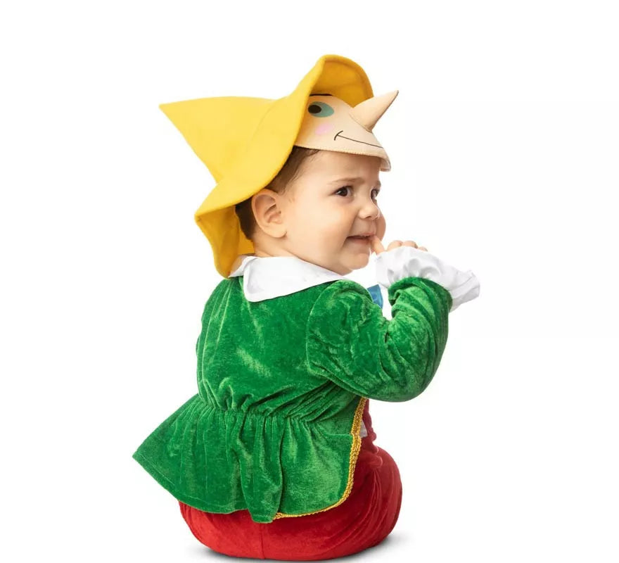 Translation missing: de.Disfraz de Pinocho con gorro y careta para bebé y niño