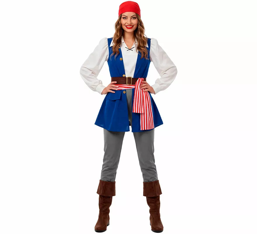 Translation missing: de.Disfraz de Pirata Bucanera Jackeline para mujer