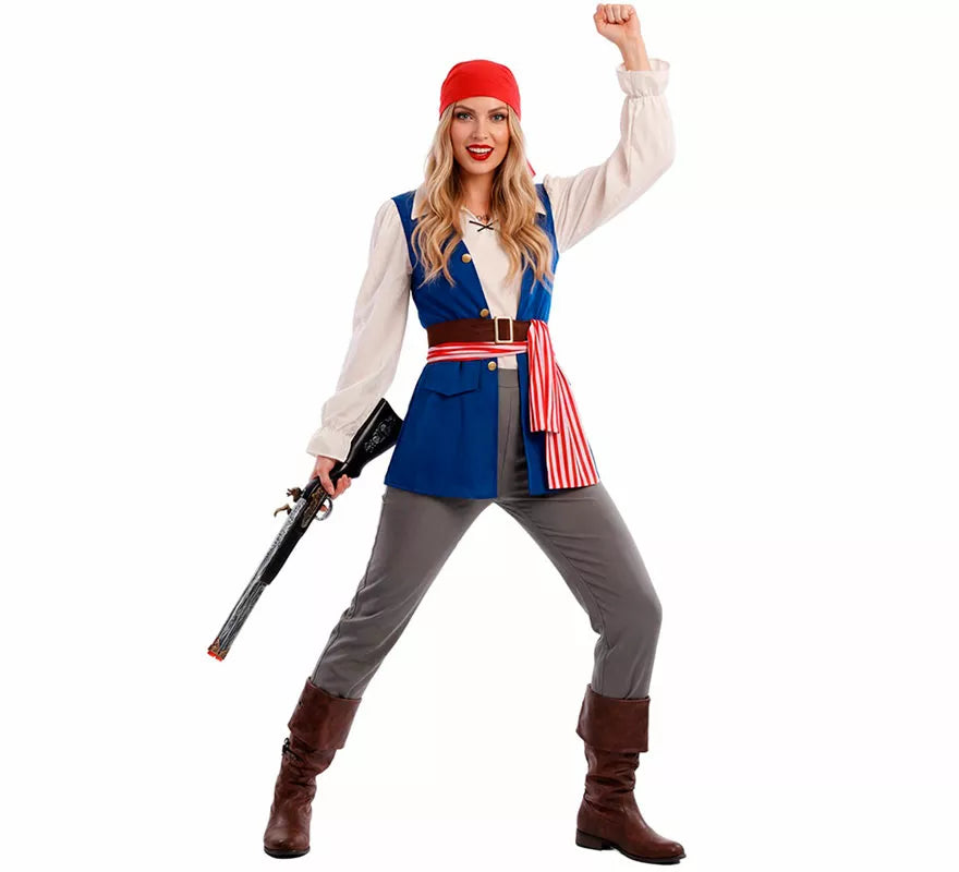 Translation missing: de.Disfraz de Pirata Bucanera Jackeline para mujer