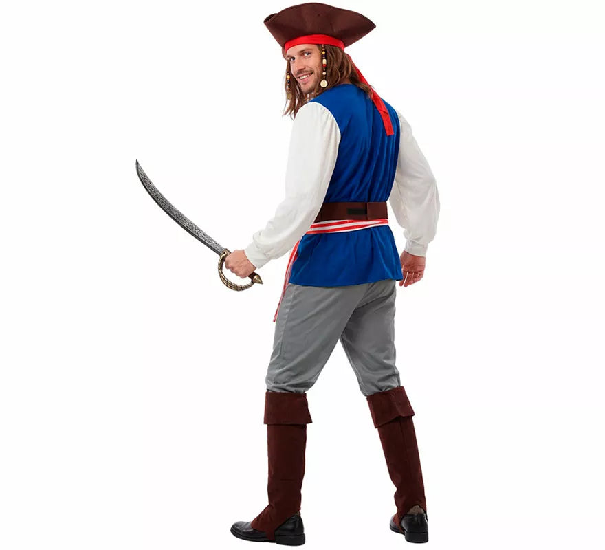 Translation missing: de.Disfraz de Pirata Bucanero Jack para hombre