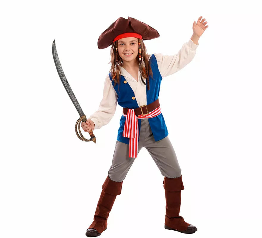 Translation missing: de.Disfraz de Pirata Bucanero Jack para niño