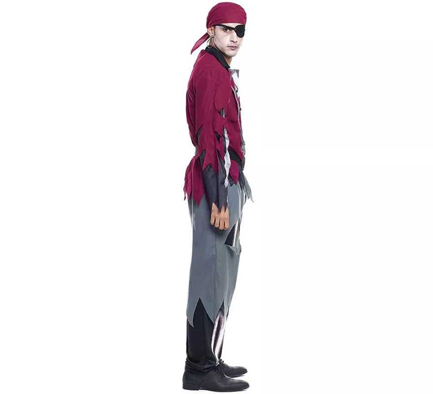Translation missing: de.Disfraz de Pirata Calavera para hombre