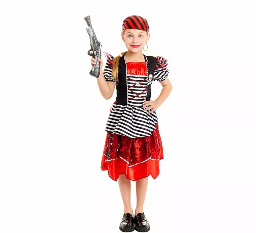 Translation missing: de.Disfraz de Pirata Chic para niña