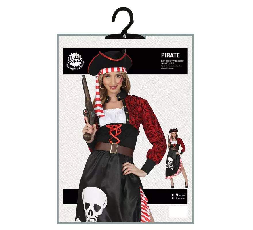 Translation missing: de.Disfraz de Pirata con Falda para Mujer