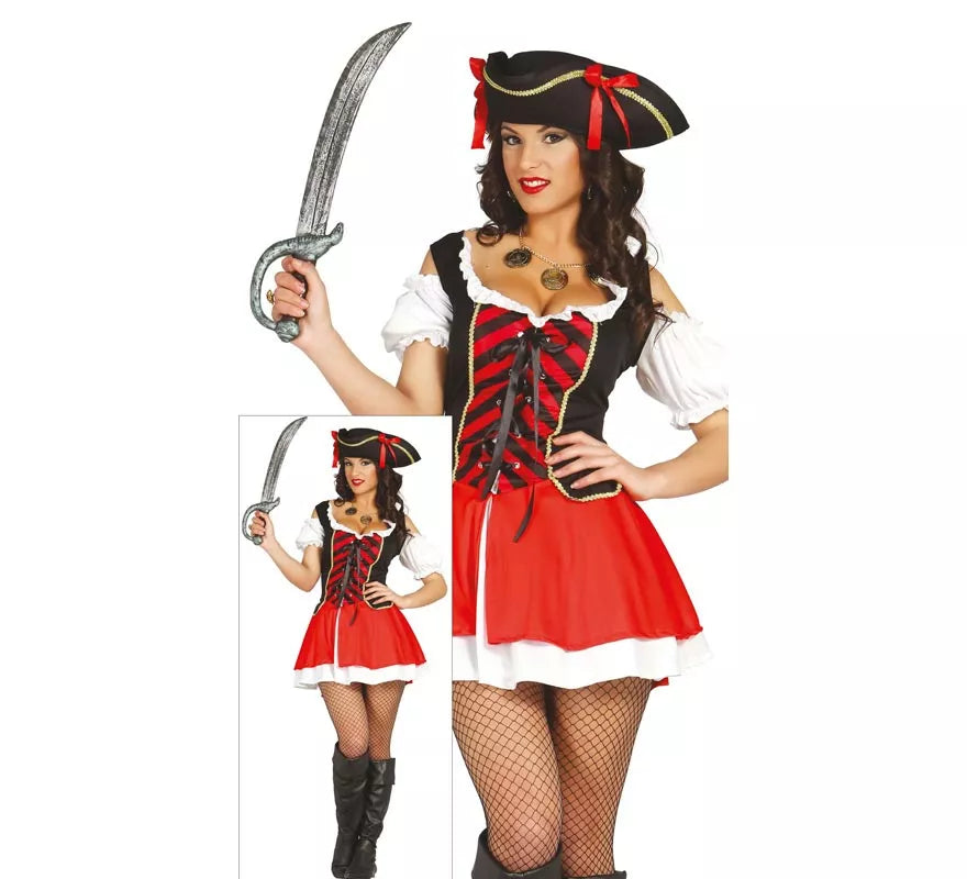 Translation missing: de.Disfraz de Pirata Corsaria para mujer