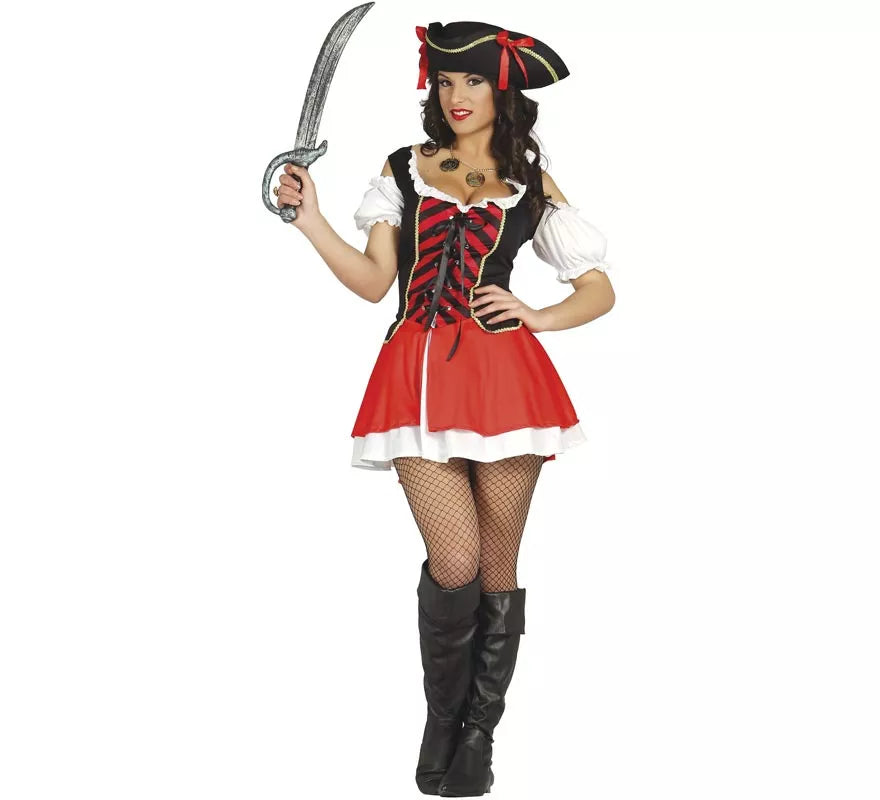 Translation missing: de.Disfraz de Pirata Corsaria para mujer