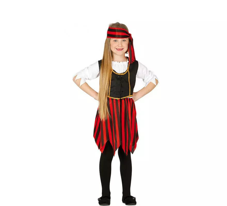 Translation missing: de.Disfraz de Pirata Corsaria para niña