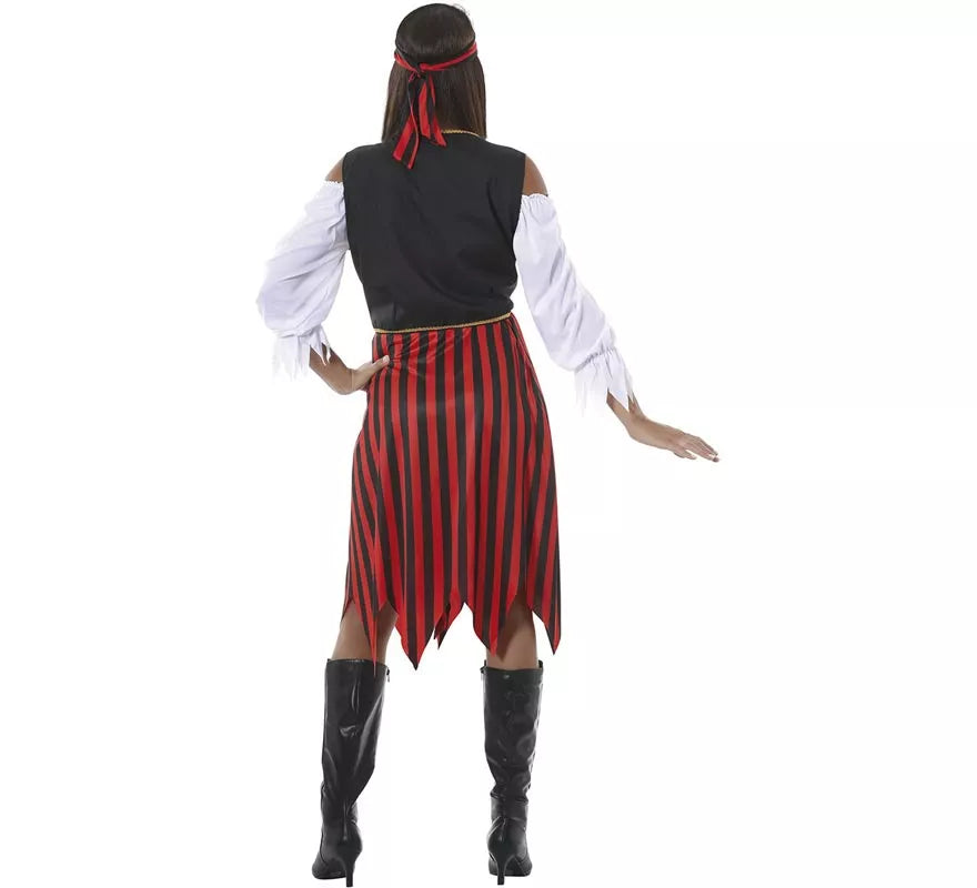 Translation missing: de.Disfraz de Pirata Corsé de mujer