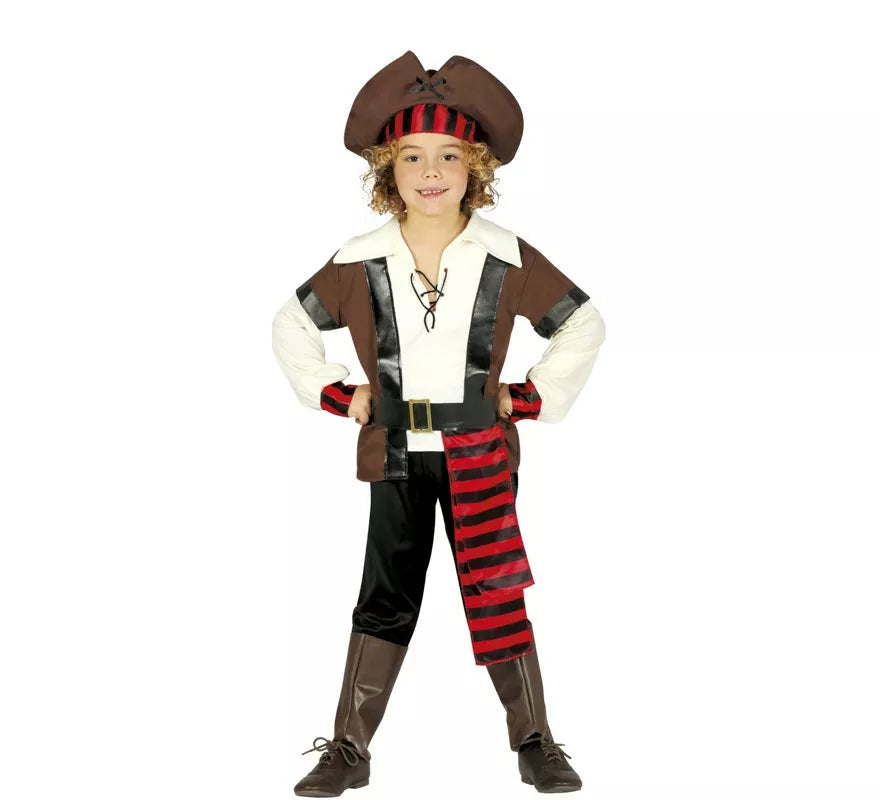 Translation missing: de.Disfraz de Pirata de los Siete Mares para niño