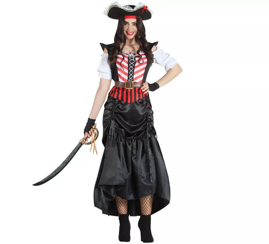 Translation missing: de.Disfraz de Pirata Deluxe para mujer