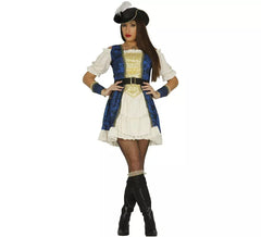 Deluxe Piratenkostüm für Damen