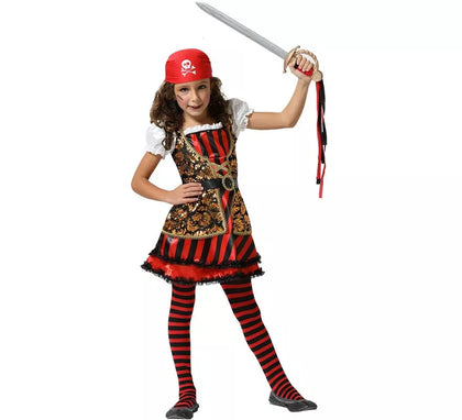 Disfraz de Pirata elegante para niña