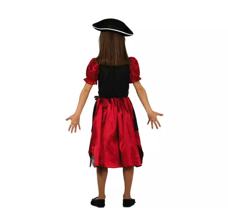 Translation missing: de.Disfraz de Pirata Granate para niña