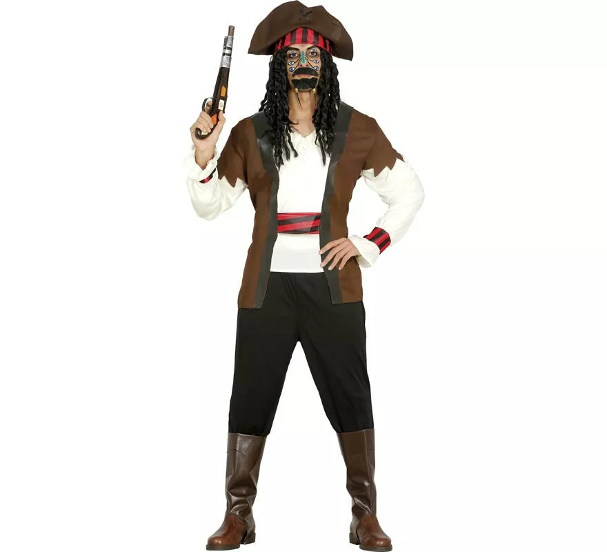 Translation missing: de.Disfraz de Pirata Guapo Caribe para hombre