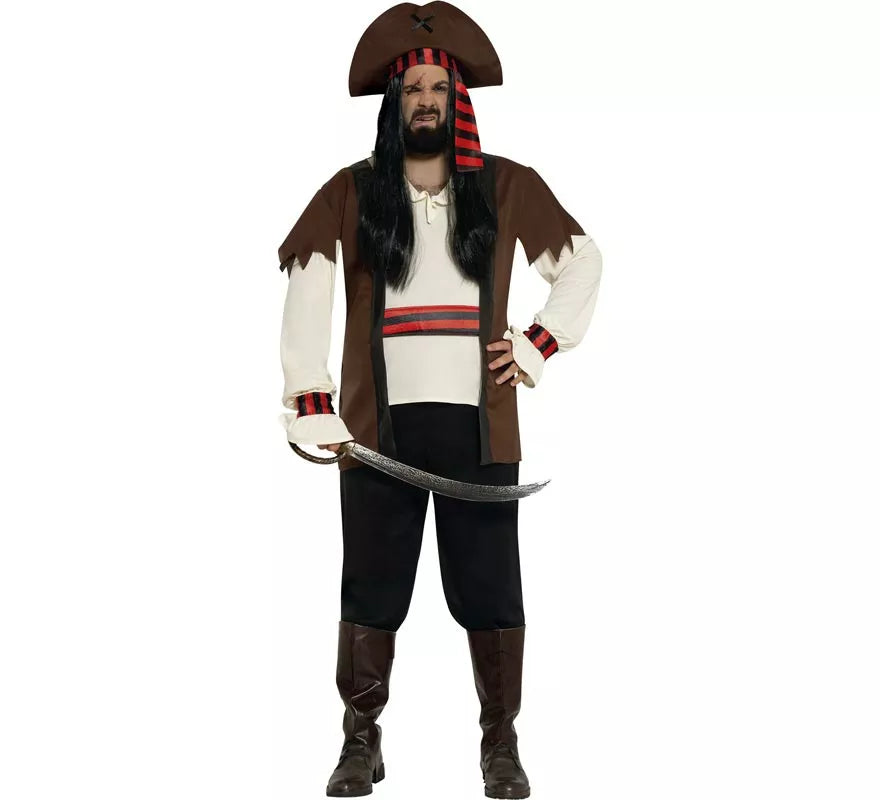 Translation missing: de.Disfraz de Pirata Guapo Caribe para hombre