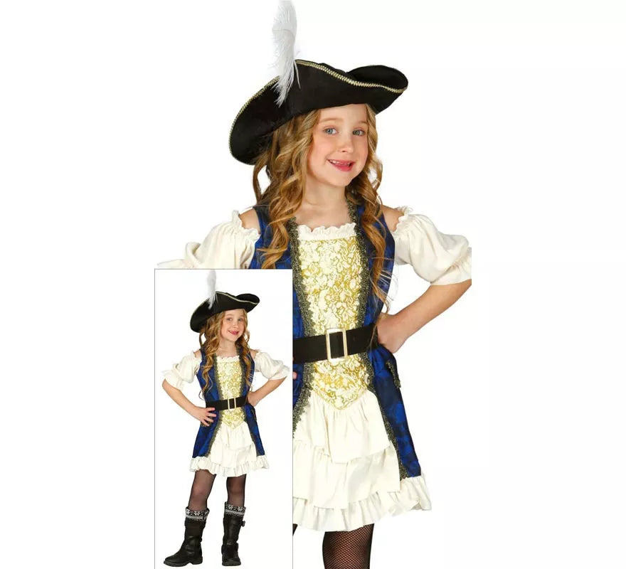 Translation missing: de.Disfraz de Pirata Lujo para niña