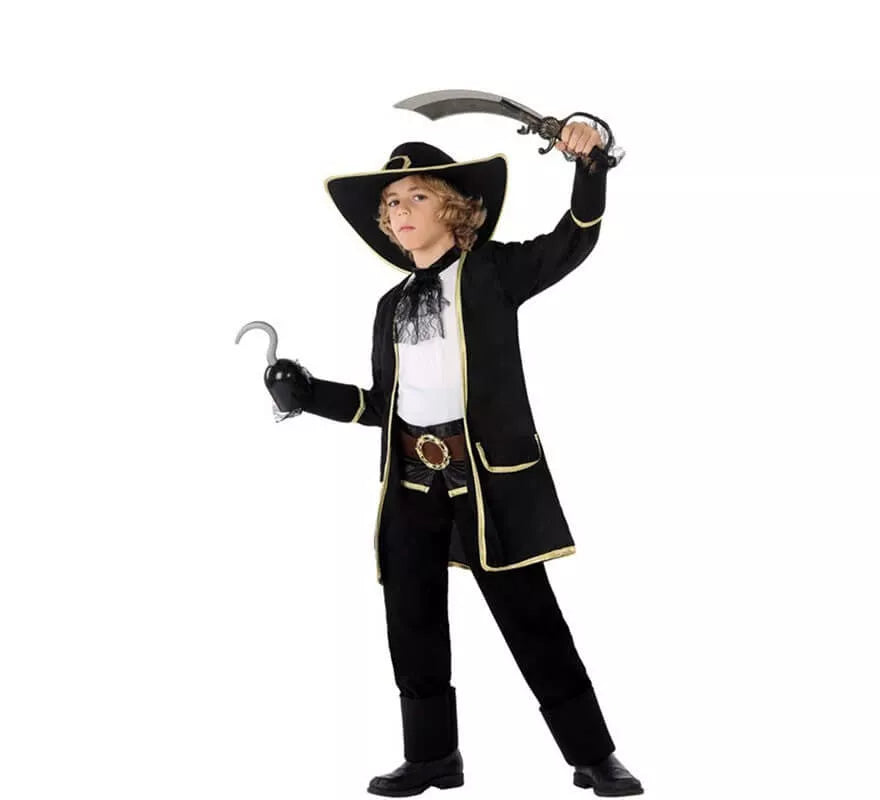 Translation missing: de.Disfraz de Pirata Oscuro para niño