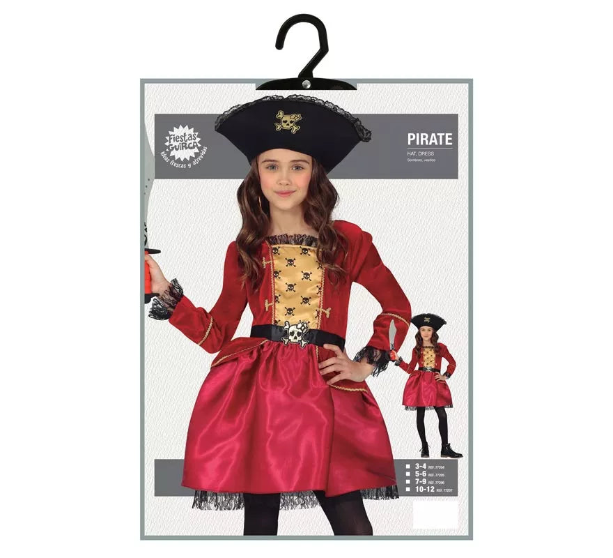 Translation missing: de.Disfraz de Pirata para niña