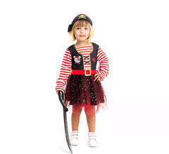 Piratenkostüm für Mädchen und Baby