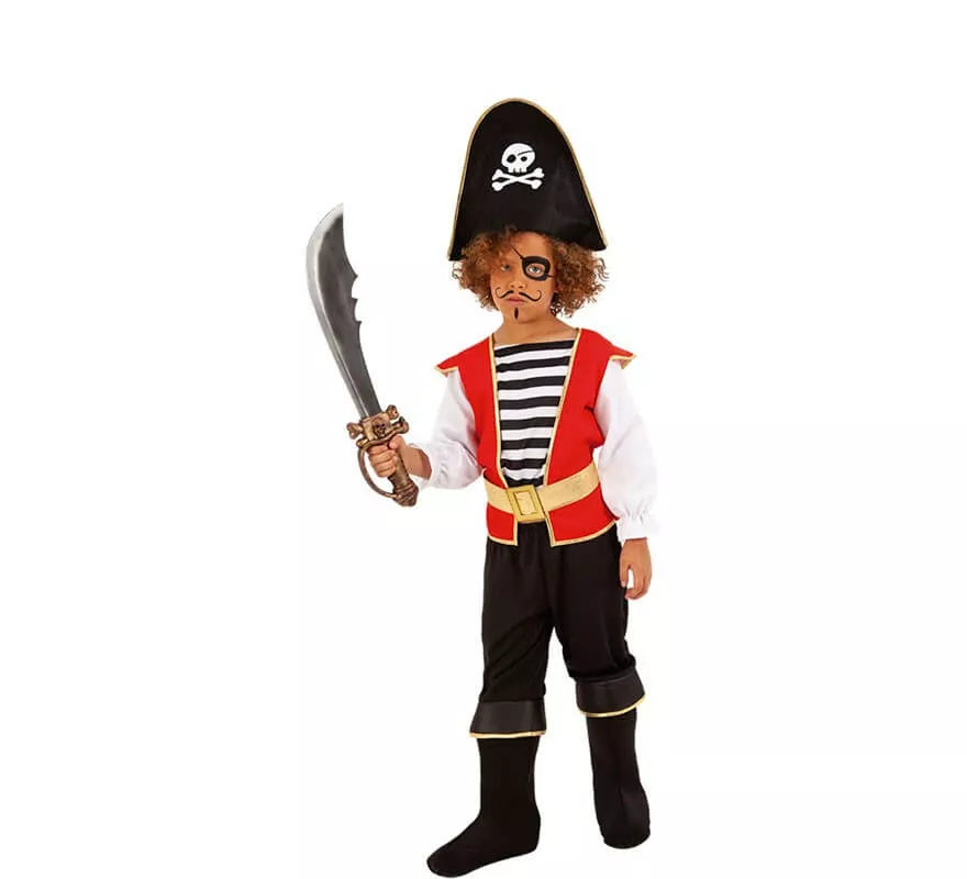 Translation missing: de.Disfraz de Pirata Travieso para niño
