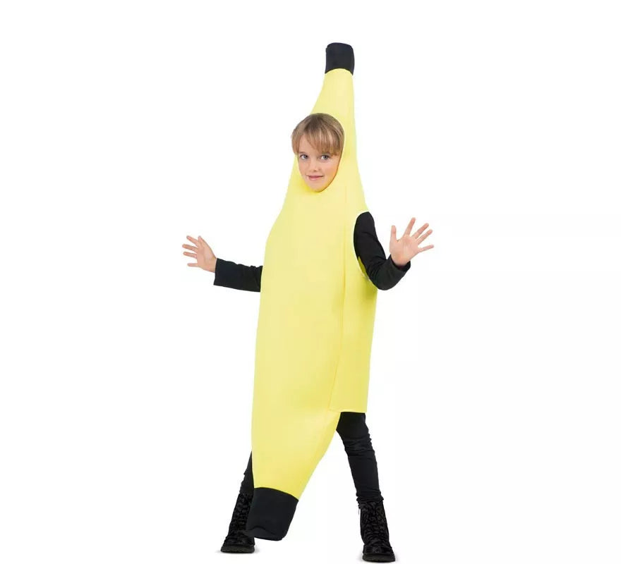 Translation missing: de.Disfraz de Plátano amarillo entero para niños