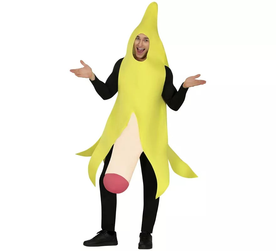 Translation missing: de.Disfraz de Plátano con Sorpresa para hombre