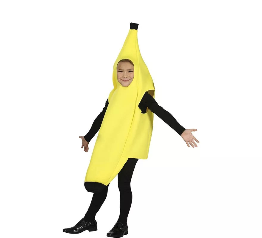Disfraz de Plátano Gigante Amarillo para niños