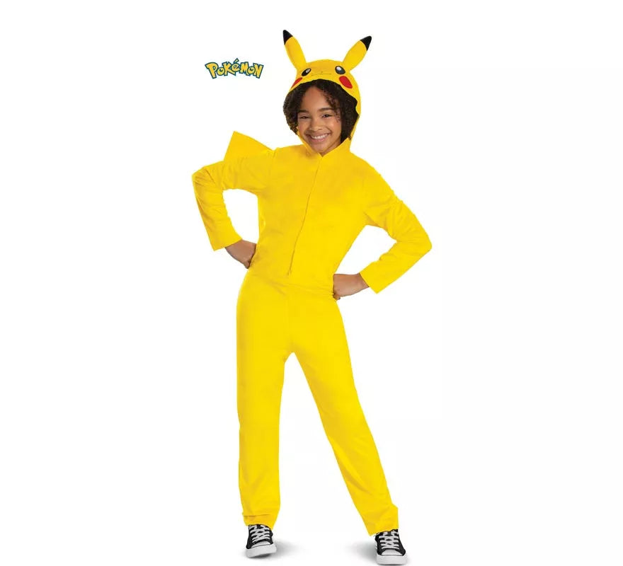 Translation missing: de.Disfraz de Pokemon Pikachu con capucha para niños