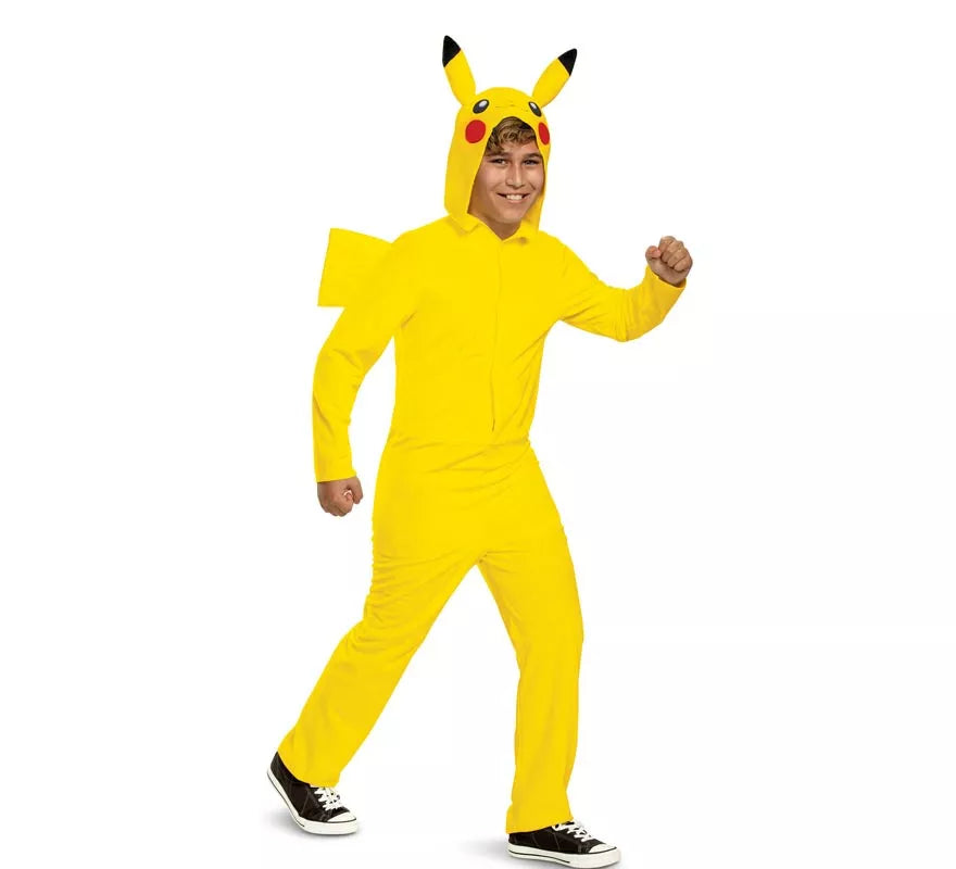 Translation missing: de.Disfraz de Pokemon Pikachu con capucha para niños