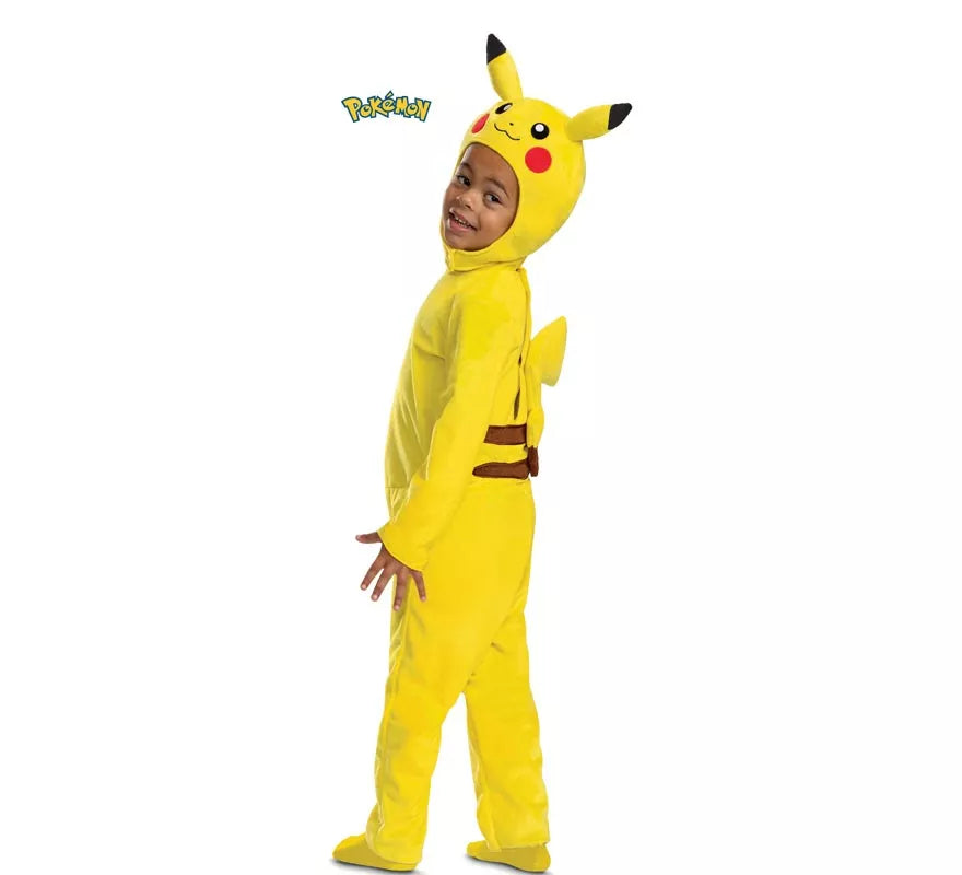 Translation missing: de.Disfraz de Pokemon Pikachu con cola de lujo para bebé y niños