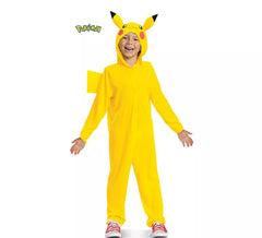 Pokemon Pikachu Kostüm mit Deluxe Schwanz für Kinder