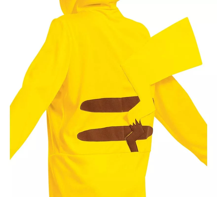 Translation missing: de.Disfraz de Pokemon Pikachu con cola de lujo para niños