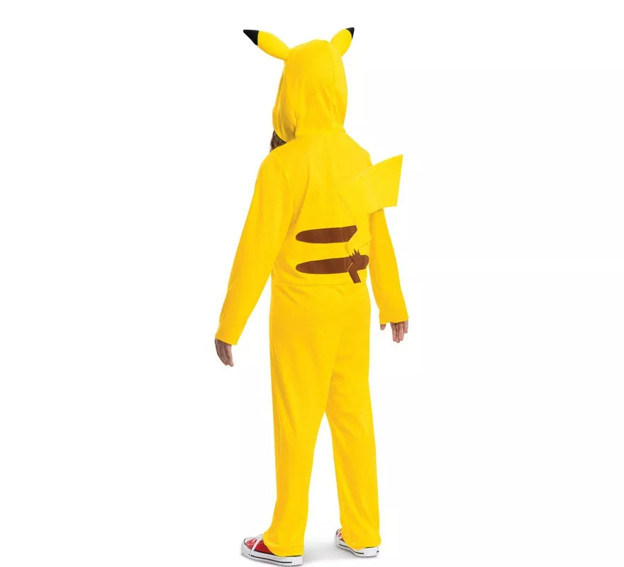 Translation missing: de.Disfraz de Pokemon Pikachu con cola de lujo para niños