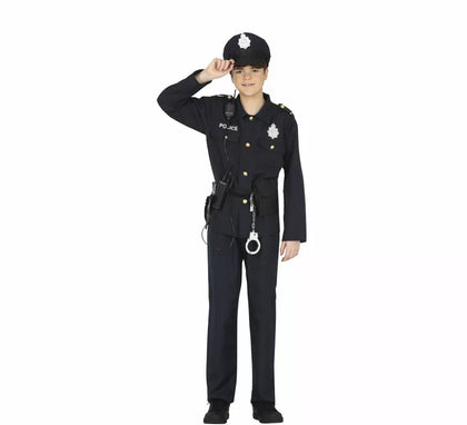 Disfraz de Policia Americano para adolescente