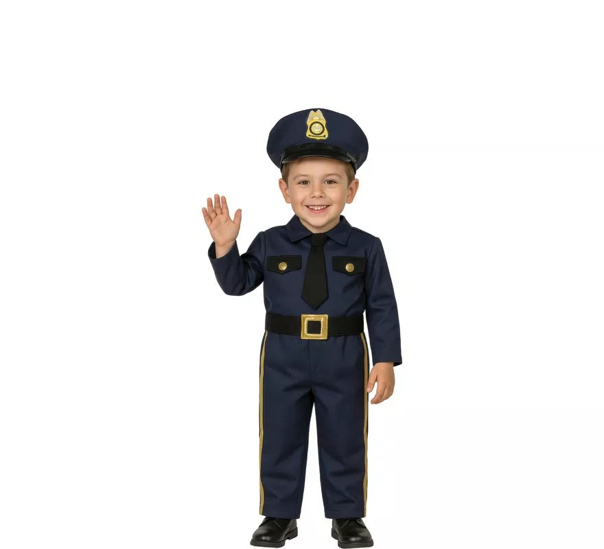 Translation missing: de.Disfraz de Policía azul Baby para bebés