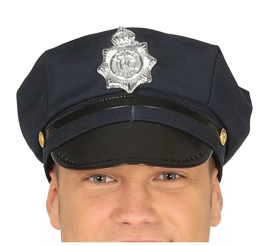 Translation missing: de.Disfraz de Policía azul para hombre