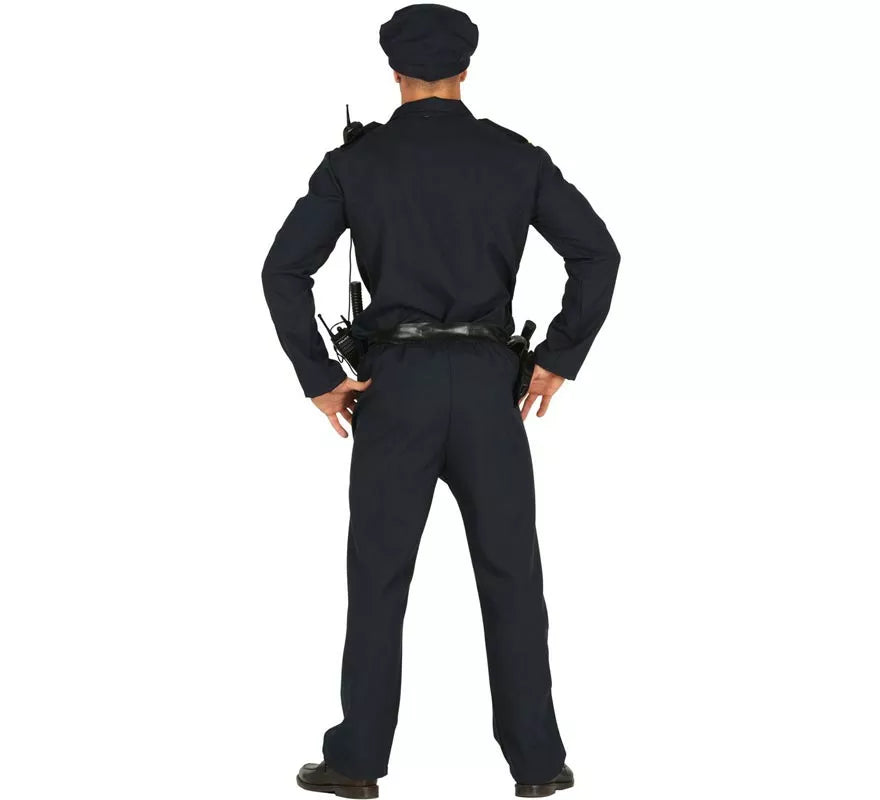 Translation missing: de.Disfraz de Policía azul para hombre