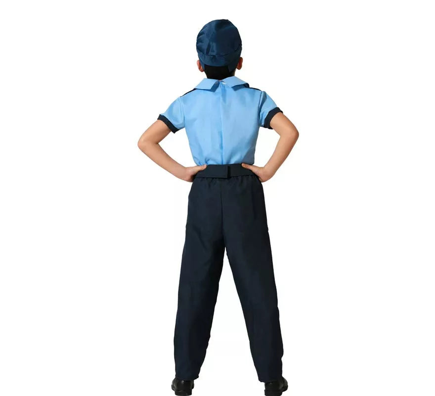 Translation missing: de.Disfraz de Policía azul para niño