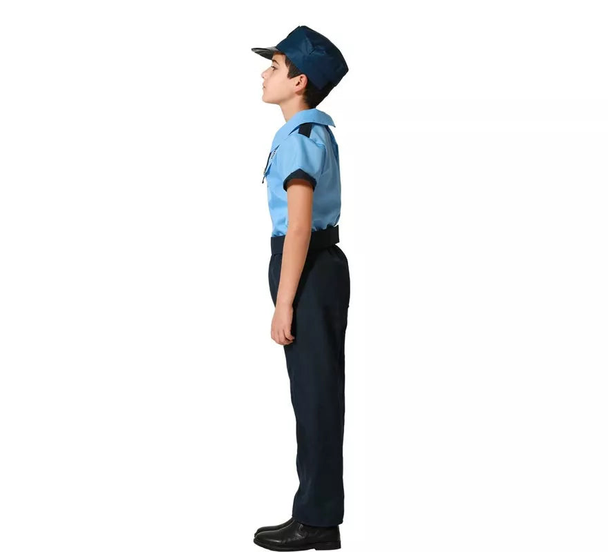 Translation missing: de.Disfraz de Policía azul para niño