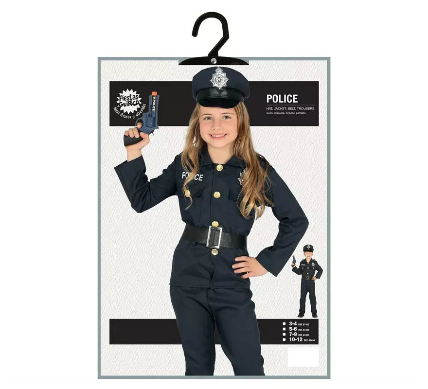 Translation missing: de.Disfraz de Policía azul para niños