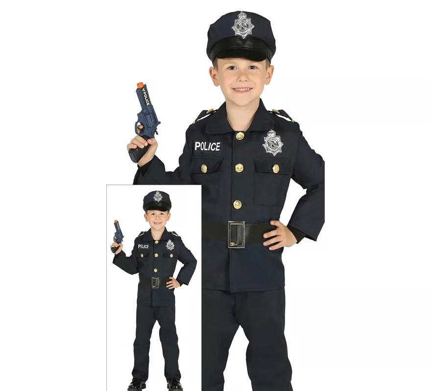 Translation missing: de.Disfraz de Policía azul para niños