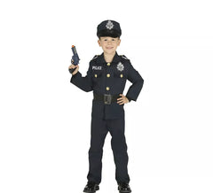 Blaues Polizeikostüm für Kinder