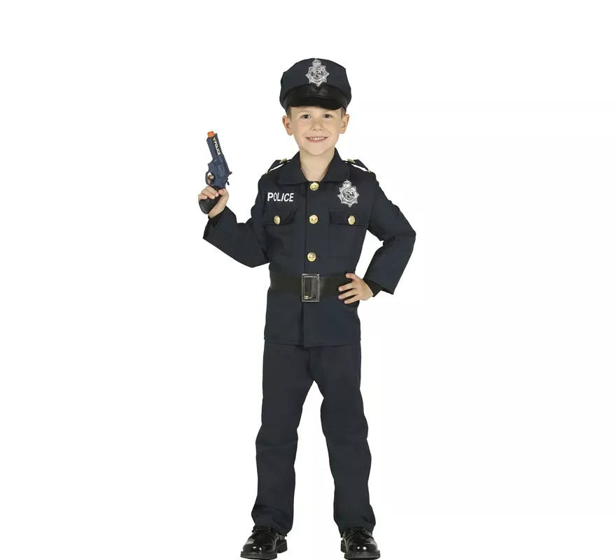 Translation missing: de.Disfraz de Policía azul para niños