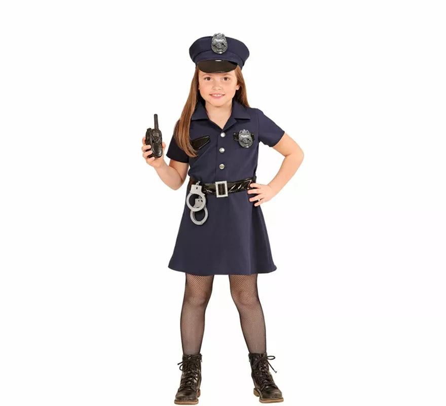Translation missing: de.Disfraz de Policía con Esposas para niña
