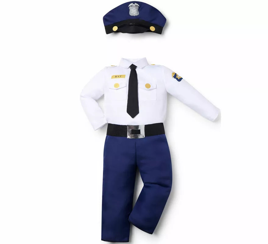 Translation missing: de.Disfraz de Policía con Sombrero para bebé